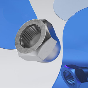 Écrous hexagonaux Baifit M14 en acier au carbone zingué classe C pour l'industrie de la construction - Product Image 3