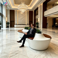 Chaise d'attente moderne et durable en fibre de verre, mobilier commercial écologique pour hôtels, centres commerciaux, aéroports et usage extérieur