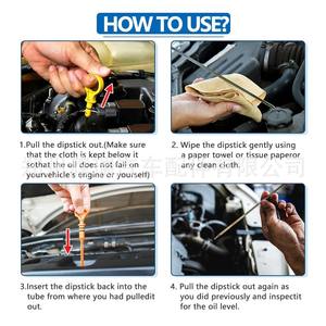 Varilla medidora de aceite 26611-3A000 26611-3A100 26611-3A500 para motores Hyundai Kia, herramienta de inspección universal de acero inoxidable para automóviles - Product Image 5