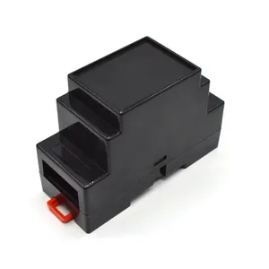 Din enclosure instrument junction electrical plastic box Hot Sale Mount Enclosure Plastic din enclosure rail