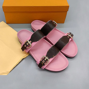 Sandalias de Diseñador Famoso, Cómodas y Suaves para Hombre, Sandalias de Verano a la Moda, Ligeras, Chanclas Casuales Antideslizantes - Product Image 5