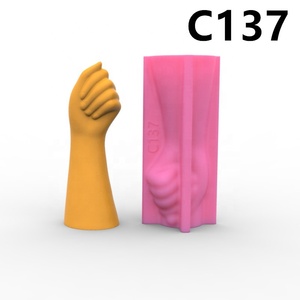 Mattiniera nuova impugnatura a braccio in Silicone a forma di braccio vaso di fiori carnoso stampo per cemento colla a goccia gesso per calcestruzzo bottiglia di fiori C137 - Product Image 3