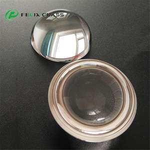 Lentille en verre optique FELIX, lentille en forme de boule de rubis, lentille en forme de demi-boule de saphir - Product Image 6