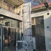Nouvel Ascenseur de Charge Vertical Hydraulique Mural à Câble d'Acier 220V pour Usage Domestique, Capacité 500kg, Télécommandé