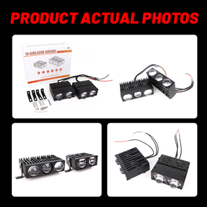 <span class=keywords><strong>U89</strong></span>ไฟติดกระจังหน้า LED 7000LM 70วัตต์, ไฟเลเซอร์เสริมภายนอกเลนส์สีขาวชิป DC9-30V 3570ไฟ LED - Product Image 5