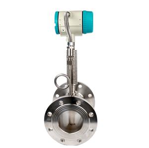 Hoge temperatuur stoom ter plaatse display vloeibare kristallen vortex flowmeters nauwkeurigheid 1.0 4-20mA uitgang chloorgas flowmeters - Product Image 4