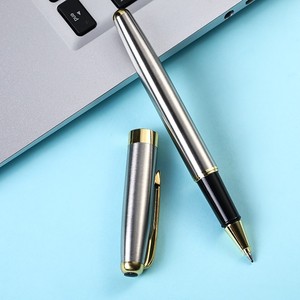 Bolígrafo de metal económico de Color negro y plateado superventas, bolígrafo promocional para regalo - Product Image 5