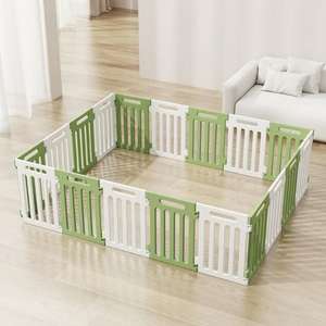 Fabricant <span class=keywords><strong>pas</strong></span> <span class=keywords><strong>cher</strong></span> portable populaire imperméable à l'eau respirant nouveau design intérieur chiot barrière en plastique poulailler boîte <span class=keywords><strong>chien</strong></span> parc - Product Image 1