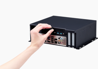 Adlinktech RK-200I 2U Wall-Mount Tower Industrial Computer Chassis Mini-ITX Dual Expansion Slot Flex ATX Support IPC Case