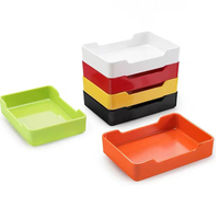 Assiette en mélamine pour fondue, assiette en mélamine pour shabu, assiette en mélamine pour barbecue, vente en gros