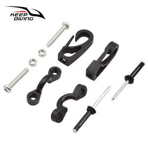 ชุดตะขอสแตนเลสสีดำสำหรับดำน้ำ KK-T03สำหรับเรือแคนูคายัค - Product Image 2