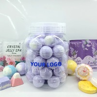 50 pièces de bombes de bain moussantes pour pédicure, parfum intense, bulles flottantes, bombes de bain pour manucure, mini boules de bain, ensemble de bombes de bain pour spa des pieds à bulles