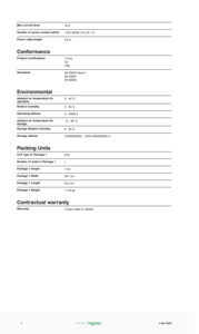 Interruptor de Transferencia Automática (ATS) Netshelter AP7722 para Rack, 1U, 16A, Monofásico, Capacidad de Interrupción de 10kA, IP20, Tiempo de Transferencia <4ms - Product Image 4