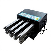 Machine à relier électrique pour emballage, 1 à 4 têtes, 200 points/min, 24W, pour épaisseurs de 1 à 4 mm, 110V-220V