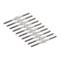 Tige de liaison filetée carrée de 3 mm x 50 mm pour distributeur de liaison de maquette RC, emballage carton