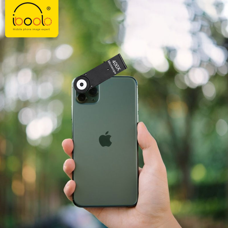 Внешние линзы для телефона IBOOLO 400X, микроскоп