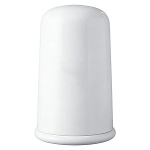 Porte-cure-dents en céramique blanche avec couvercle, octogonal, 4x7.5cm, pour hôtel, restaurant, vaisselle, porcelaine de couleur unie - Product Image 3