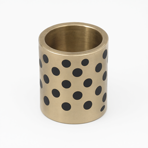 Casquillo Autolubricante con Brida de Bronce y Grafito, Cojinete Deslizante Sólido - Product Image 2