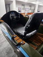 Jet ski électrique, mini kart aquatique, bateau de pêche, bateau à moteur en fibre de verre, vitesse 50 km/h, 2 passagers