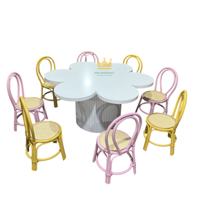 Sillas Infantiles de Ratán Hechas a Mano para Decoración de Fiestas de Cumpleaños, Asientos para Eventos Infantiles, Muebles Ecológicos Naturales, Gran Venta - Product Image 2