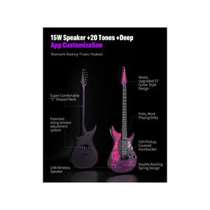 USA DDP | ​​Guitare électrique intelligente <span class=keywords><strong>Enya</strong></span> Inspire - Project Luo pour débutants et professionnels, studio et scène - Product Image 2