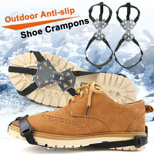 <span class=keywords><strong>Crampons</strong></span> antidérapants à 11 dents pour la marche en plein air Couvre-chaussures pour <span class=keywords><strong>enfants</strong></span> et adultes - Product Image 1