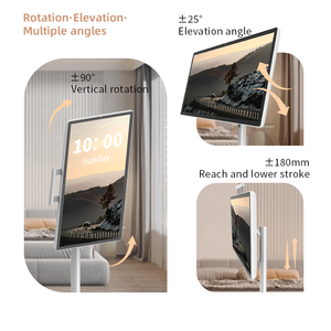 <span class=keywords><strong>TV</strong></span> Portátil Inteligente de 24,5 Polegadas com Tela Sensível ao Toque Retroiluminada, Suporte Móvel e Recarregável, Televisão Sem Fio Dobrável em Promoção - Product Image 6