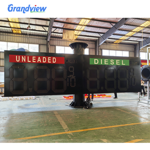 Độ sáng cao Dẫn Xăng ngoài trời dẫn nhiên liệu giá khí đốt dấu hiệu không thấm nước kỹ thuật số dẫn màn hình Giá dầu dấu hiệu cho trạm xăng - Product Image 6