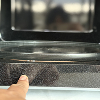 Oven Microwave Multifungsi Standar 220v 50hz Layar LED 30L 900W Baja Tahan Karat Model Berdiri untuk Memasak di Rumah