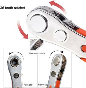 ไขควงหัวงอขนาดเล็ก ไขควงมุมฉาก 90 องศา ขนาด 1/4 นิ้ว สำหรับพื้นที่แคบ - Product Image 4