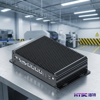 Mini PC Host Sin Ventilador, Sistema de Computación Industrial Integrado, Doble Ethernet, RS-485, Puertos Seriales Dobles, Linux, 4GB/8GB/16GB RAM