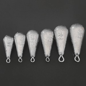 थोक लीड ड्रॉप-आकार मछली पकड़ने के लिए 10 ग्राम-100 जी पर्यावरण अनुकूल त्वरित परिवर्तन गहराई मापने वाली मछली पकड़ने के उपकरण - Product Image 1