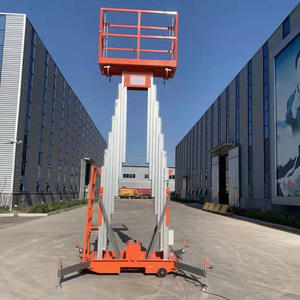 Small Indoor Manual Stainless Steel Double Column Hydraulic <b>Scissor</b> <b>Lift</b> Platform 300kg Load Capacity 2.0kw Power for Hotels - Product Image 4