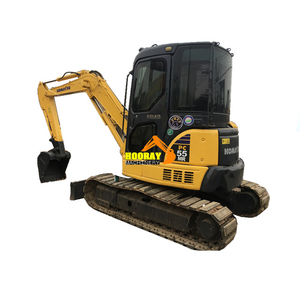 รถขุดตีนตะขาบ Komatsu PC55 มือสองจากญี่ปุ่น รุ่นปี 2018 น้ำหนัก 5.5 ตัน เครื่องยนต์ Komatsu 4D88E-6 28KW ความจุบุ้งกี๋ 0.2 ลูกบาศก์เมตร - Product Image 1