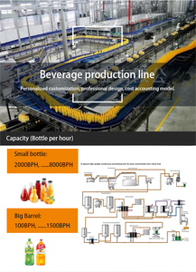 小型ビッグスピードフレッシュフルーツ濃縮ガラスボトルパッケージジュース生産ラインZプロジェクト全ラインサリー中国 - Product Image 2