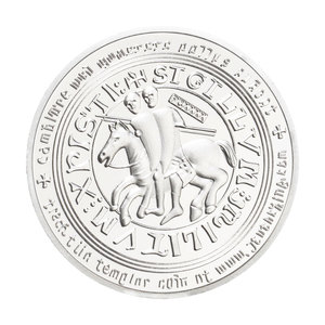 อัศวินเทมพลาร์เหรียญตราชุบเงินของที่ระลึกของที่ระลึกเหรียญที่ระลึกอัศวิน - Product Image 4