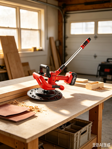 Ponceuse à batterie de bonne qualité pour plâtrage, machine à poncer les murs et <span class=keywords><strong>sols</strong></span> en béton, disque de ponçage, tige d'extension, bricolage - Product Image 2