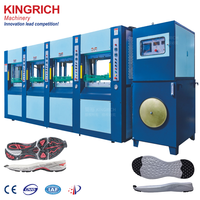 Machine à chaussures de moulage par injection EVA/FRB Double couleur entièrement automatique de haute qualité marque KINGRICH 250 paires/heure 320V