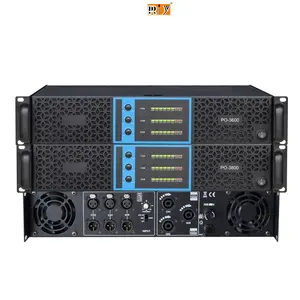 PO Series Professional Audio Sound Equipment 3 Channel Class H Power Amplifier