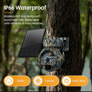 Sistem Kamera CCTV PTZ Keamanan Nirkabel Pintar Bertenaga Baterai Surya dengan Jaringan Wifi, Tahan Air, Penglihatan Malam 940nm, 3MP, Ubox - Product Image 6