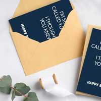 Carte d'anniversaire et cadeaux écologiques en papier Myway 2026 2027 – Offre spéciale pour Homme, Mari, Petit ami, Papa – Joyeux Anniversaire