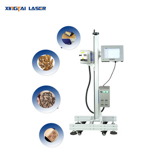 מכונת סימון לייזר מעופפת CO2 תאריך תפוגה קוד אצווה מדפסת לייזר לשקיות פלסטיק חוט כבל בקבוק לחיות מחמד - Product Image 4
