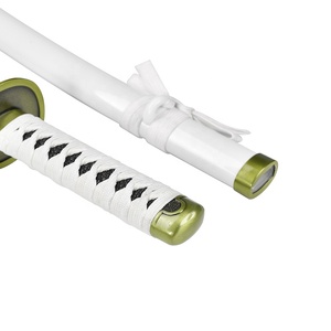 Miniespada Katana de una pieza de Anime japonés de 45cm personalizada, réplica de <span class=keywords><strong>arma</strong></span> de Roronao Zoro, Wado Ichimonji de hierro Real - Product Image 4