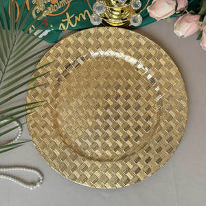 Assiettes <span class=keywords><strong>de</strong></span> présentation en plastique blanc, rondes <span class=keywords><strong>de</strong></span> 13 pouces, à bord ondulé irrégulier, pour <span class=keywords><strong>mariage</strong></span>, fête, <span class=keywords><strong>anniversaire</strong></span>, traiteur, événement, décoration <span class=keywords><strong>de</strong></span> table - Product Image 6