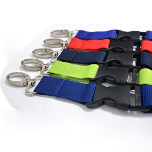Longes de porte-cartes d'identité en polyester écologiques avec impression en soie personnalisée Breakaway avec logo Longe de beau <span class=keywords><strong>cadeau</strong></span> personnalisée - Product Image 5