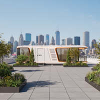 Maison Capsule de Luxe Modulaire Préfabriquée Expédiable Entièrement Préfinie pour Hôtels, Campings, Sites Touristiques et Événements Privés