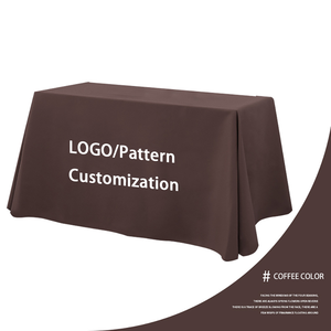Housse de table personnalisée par sublimation, fabrication directe usine, taille sur mesure ODM, nappe d'exposition réutilisable pour promotion de marque, approvisionnement en gros - Product Image 5