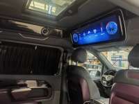 Nouveauté : Écran de toit de voiture Android 29 pouces, moniteur de rétroviseur central, affichage HUD pour Toyota Hiace/Mercedes Benz Vito