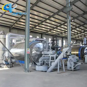 Dizel için lastik geri dönüşüm makinesi atık lastik plastik geri dönüşüm makinesi Pyrolysis yağ tesisi