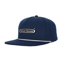 Casquette de golf sportive légère avec logo personnalisé, 5 panneaux, séchage rapide, ajustement réglable